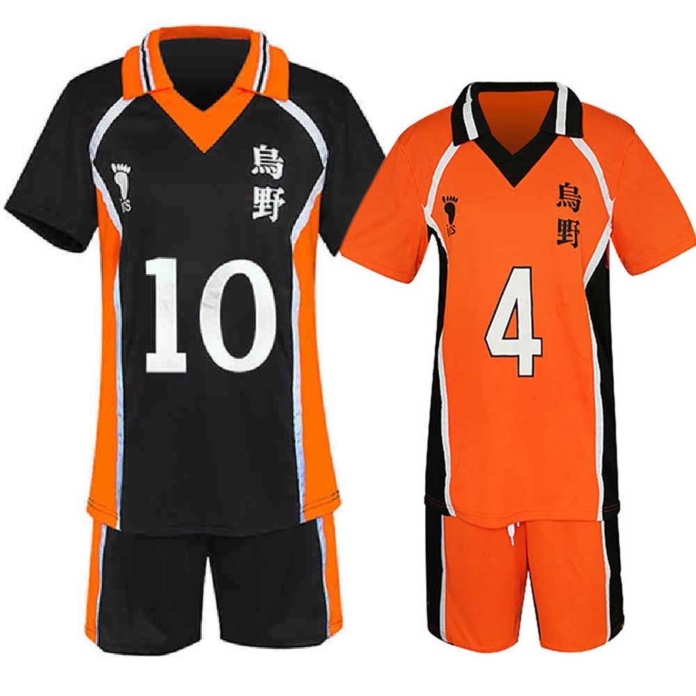 Karasuno Cosplay Sports Anzüge Anime Haikyuu Volleyballkostüm