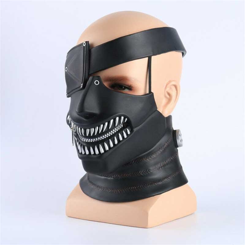 Neueste Moive Tokyo Ghoul 2 Kaneki Ken Masken pVC Reißverschluss Einstellbare Cosplay Coole Masken Hallowee n party-Requisiten